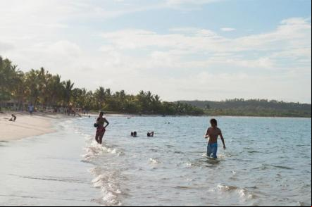 A Praia da Coroa Vermelha 