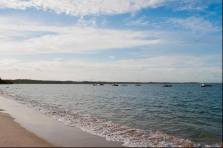 A Praia da Coroa Vermelha 