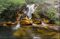 Pequena queda na Trilha dos Cristais - Foto: Lauro Sirgado (Licen