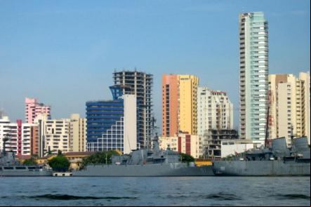 Bocagrande lado de la Bahia - Foto: Jorever - Dominio Publico