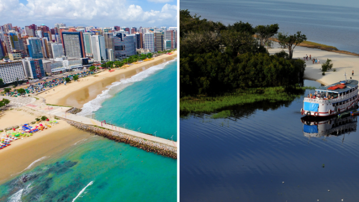 Praia Meireles em Fortaleza/CE. Cr